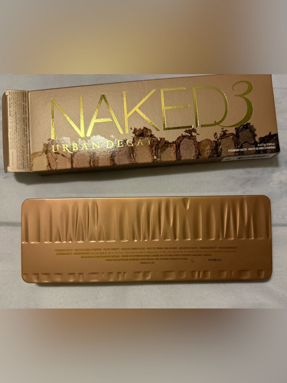 Urban Decay Naked 3 Eyeshadow Palette - Neutral Brown & Pink New - Picture 4 of 5